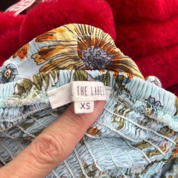 Anthropologie’s Abel The Label Off Shoulder Smocked Floral Maxi Dress XS - Picture 5 of 5